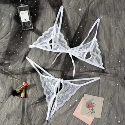 Crotchless Lingerie with Open Cup Design - Image 7